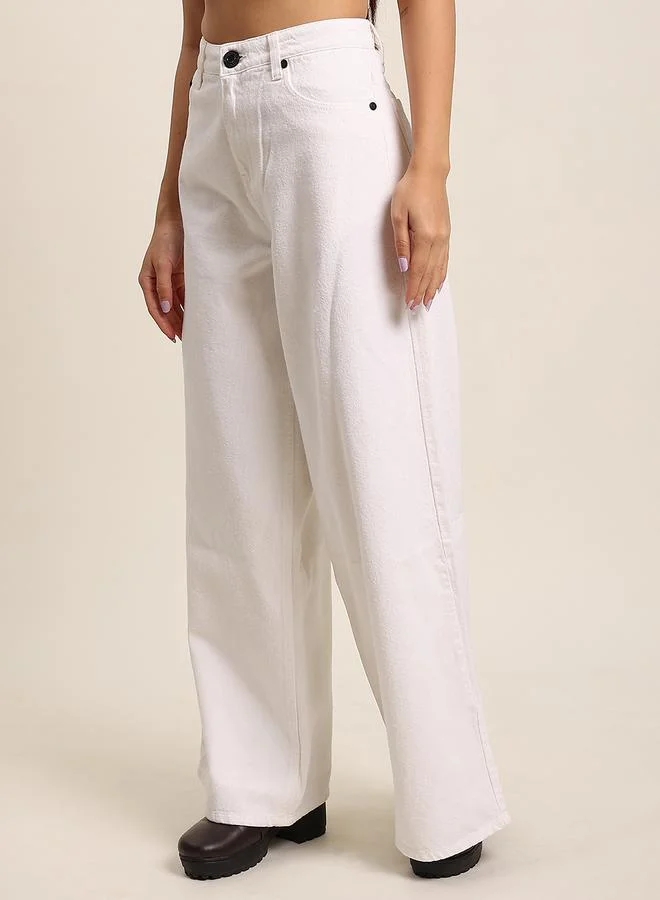 ستايلي Women Wide Leg High-Rise Jeans By Bene Kleed