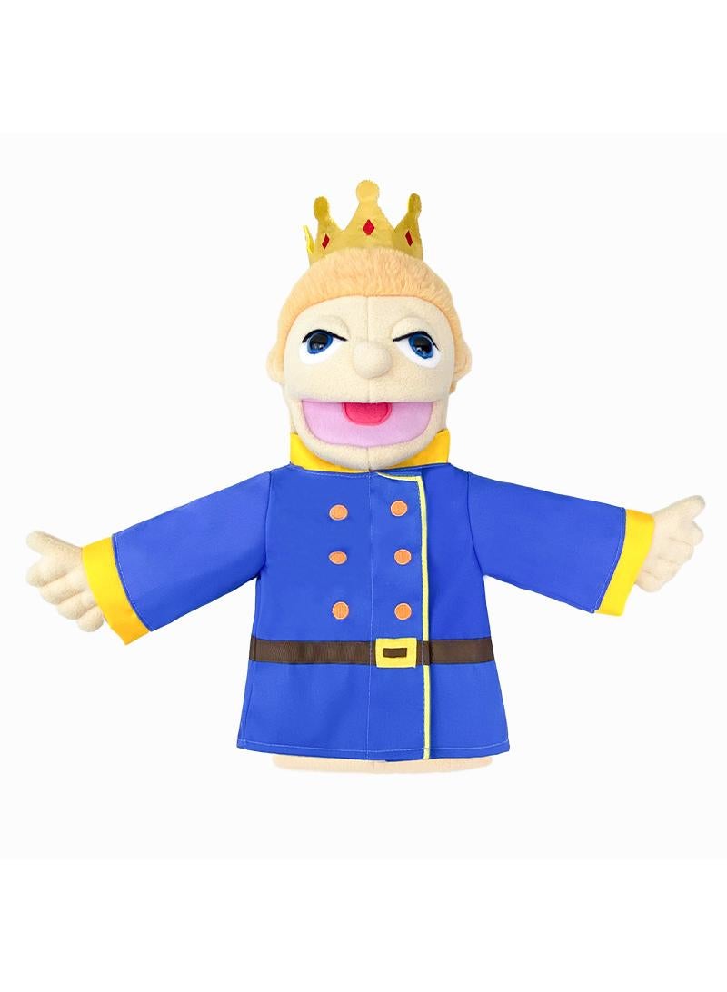 general 1 Pcs Prince Professional Figurine Role Playing Parent-Child Interaction Toy Family Companionship Plush Doll Figurine Toy Hand Puppet - Image 1