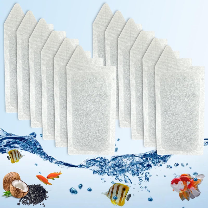 ShuRex 12 Pack Replacement Small Size Cartridges for Tetra Whisper Small Fish Tanks Filter Refilled Filter Cartridges S Size for Aquarium Kits 310 Gallons - Image 2