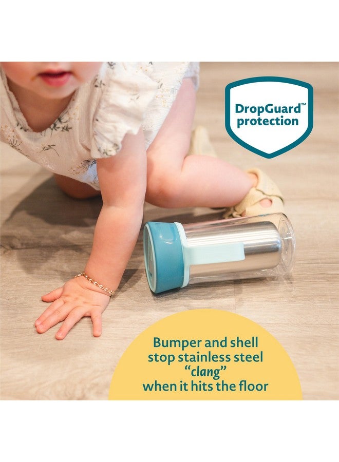 The First Years CoolCore Insulated Toddler Straw Cup - Transitional Toddler Trainer Cup Converts to Water Bottle with Spill Proof Lid - 8 Ounces - Ages 12 Months and Up - Image 4