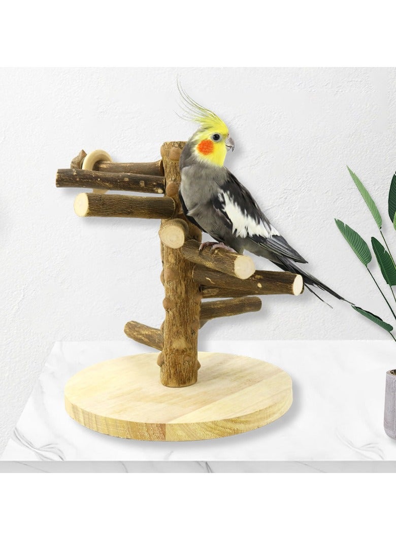 general Parrot Pepper Rotating Ladder Game Frame Parrot Toy Training Station Climbing Bird Toy - Image 3