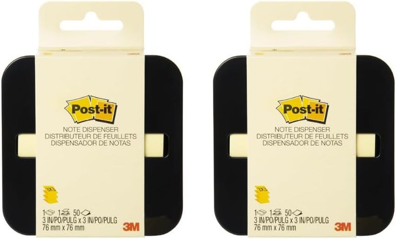 Post It (R) Pop-Up Note Fashion Dispenser, Assorted Colors (2 Pack) - Image 1