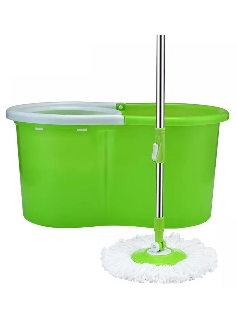 Rotating Spin Mop-Bucket Set With 2 Cleaning Heads - Image 2