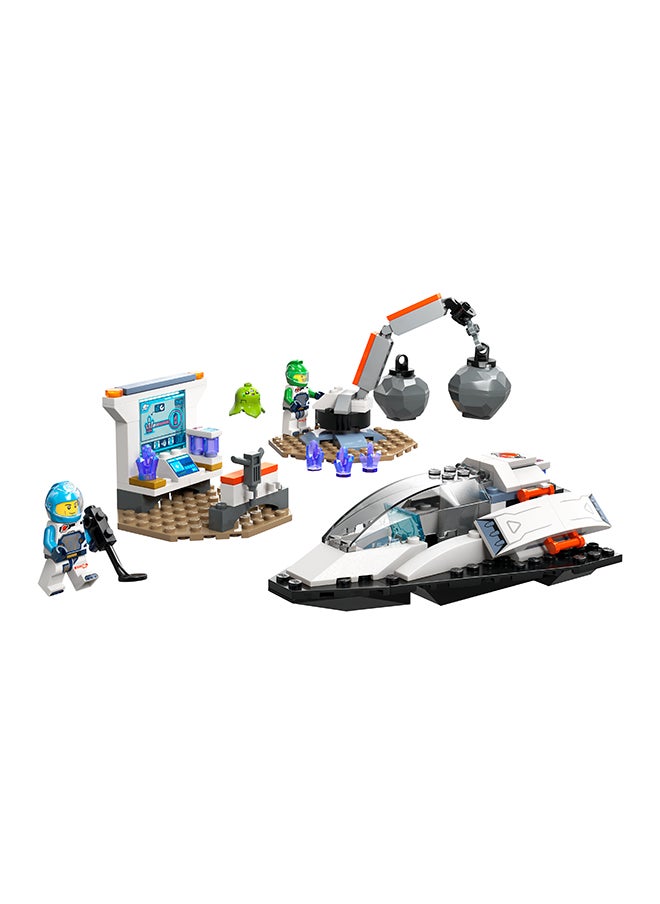 LEGO 60429 مجموعة بناء لعبة اكتشاف السفينة الفضائية والكويكبات للأطفال من سن 4 سنوات فما فوق، هدية للأولاد والبنات الذين يحبون اللعب التخيلي، تتضمن 2 شخصية مصغرة من طاقم الفضاء وشخصية فضائية  - Image 3