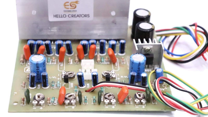 Electronicspices Electronic Spices High Power 4440 Amplifier Board 12V 5A 150W with Volume Adjustment Potentiometer Switch Support - Image 2