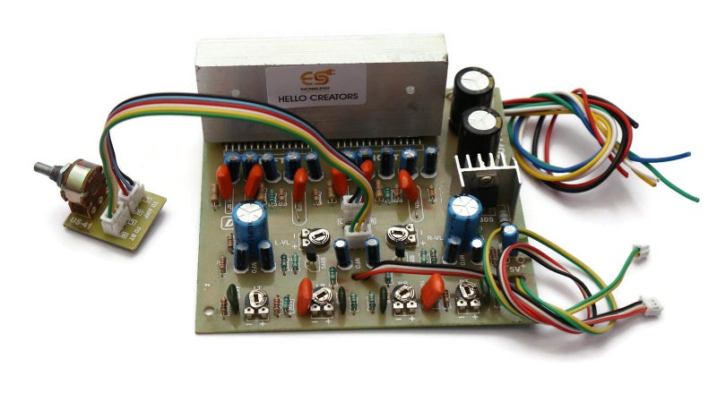 Electronicspices Electronic Spices High Power 4440 Amplifier Board 12V 5A 150W with Volume Adjustment Potentiometer Switch Support - Image 5