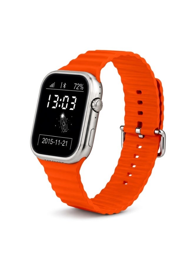 Smartbarry C90 Ultra 4G Smartwatch Dual SIM Card Support Detachable Design Full Touchscreen Smart Watch with YouTube & TikTok Multimedia Features Digital Wrist Watch for Everyday Use - Image 1