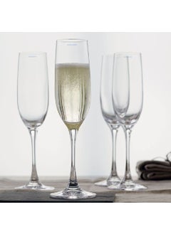 Passaro Passaro Glass Champagne Flute Wine Glass 2 Pieces Transparent 200 ml  - Image 1