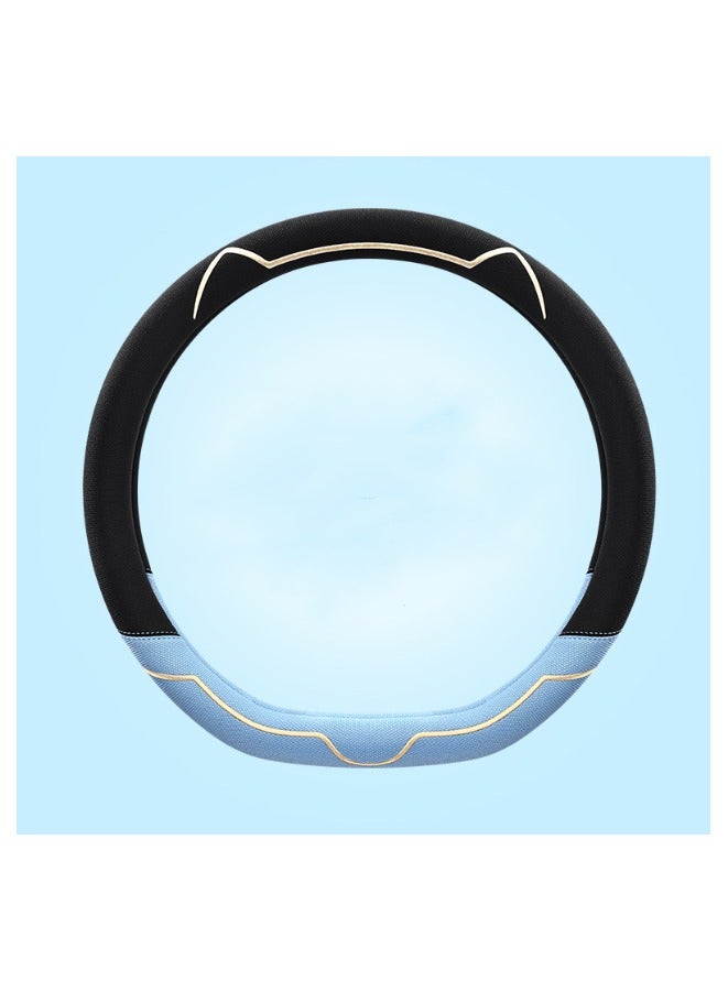 EBMINI New Ultra-Thin Anti Slip and Sweat Absorbing Steering Wheel 
