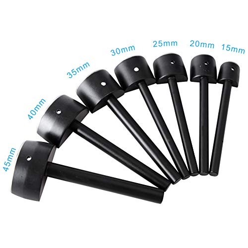 Co-link DIY Leather Craft Half-Round Cutter Punch Arc-Shaped Punch Strap Tools for Belt Strap Wallet Bag End(15.20.25.30.35.40.45 mm) - Image 2