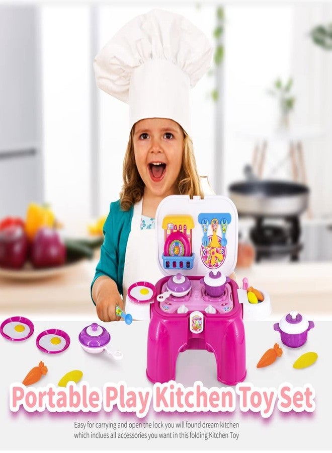 Smartcraft Plastic Pretend Play Kitchen Sets For Kids (Food)- Multi Color, The Toy Chair Simulation Of Fruit,Vegetable And Pizza Cut Game - Image 5