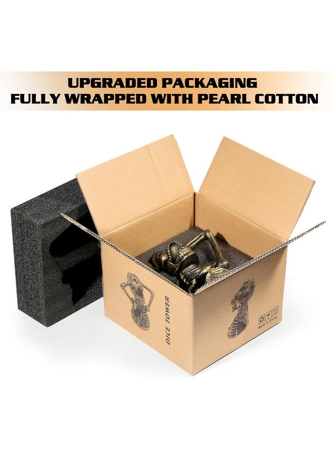 دي أن دي أن دي برج النرد DNDND، برج تدحرج نرد DND الجمجمة للعبة الطاولة Dungeons and Dragons D&D وألعاب RPG (الجمجمة) - Image 3