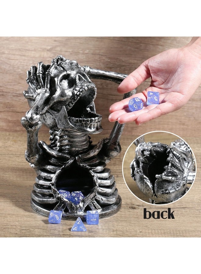 دي أن دي أن دي برج النرد DNDND، برج تدحرج نرد DND الجمجمة للعبة الطاولة Dungeons and Dragons D&D وألعاب RPG (الجمجمة) - Image 2