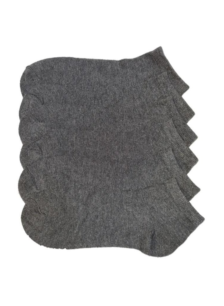 3 Pair Of Casual Ankle Socks Grey