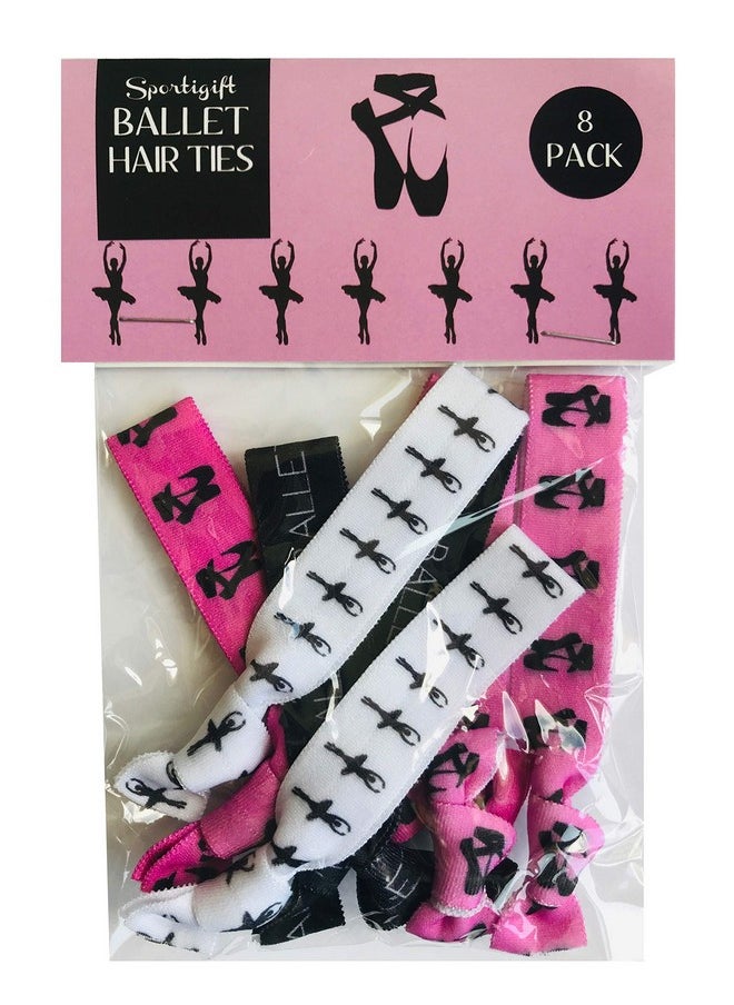 Sportigift 8 Piece Ballet Gift Hair Elastics - Dance Gifts For Girls, Dancer Gifts, Ballet Gifts, Ballet Gifts For Girls, Dance Accessories For Dancers, Girls, Dance Teachers And Classes, Accessories For Dancers 
