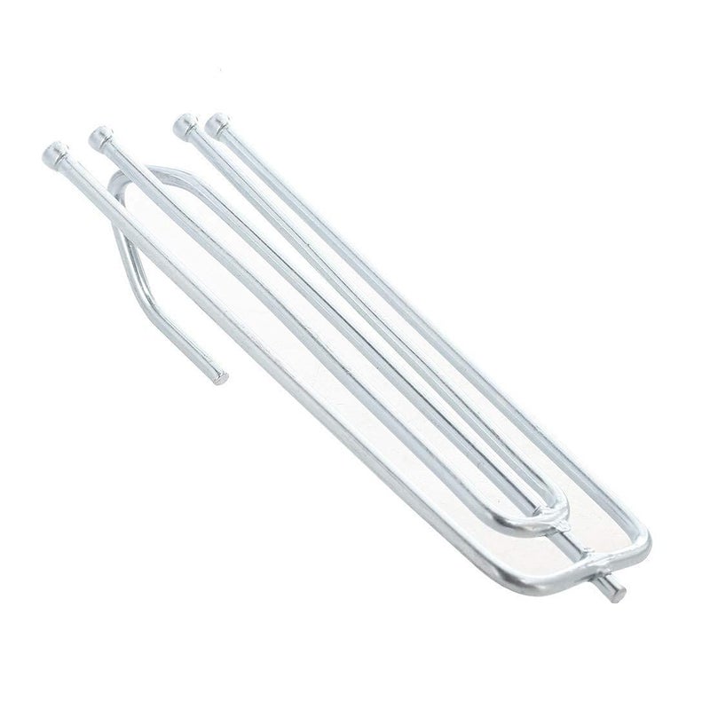 Adiyer Adiyer 25Pack Curtain Pleater Tape Hooks Long Neck Pleater Drapery Hooks Stainless Steel 4 Prongs Pinch Curtain Pleat Hook Clip 7cm Length