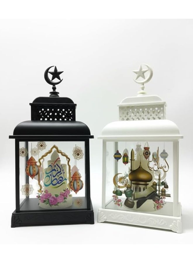 Illuminated Ramadan lantern for decoration – a Ramadan decoration that adds a festive touch to the home, suitable for hanging or placing on a table. - Image 2