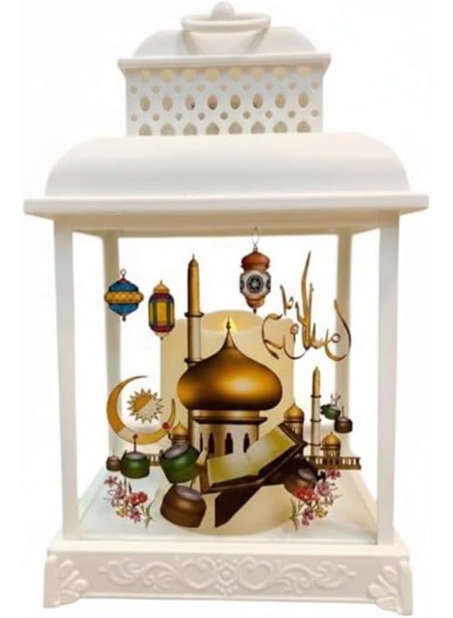 Illuminated Ramadan lantern for decoration – a Ramadan decoration that adds a festive touch to the home, suitable for hanging or placing on a table. - Image 1