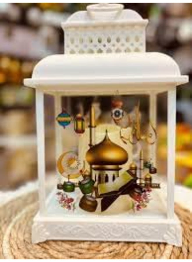 Illuminated Ramadan lantern for decoration – a Ramadan decoration that adds a festive touch to the home, suitable for hanging or placing on a table. - Image 4