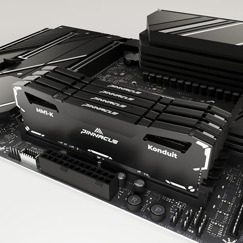 Timetec Pinnacle Konduit 8GB DDR4 3200MHz PC4-25600 CL16-18-18-38 XMP2.0 Overclocking 1.35V Compatible for AMD and Intel Desktop Gaming PC Memory Module RAM - Black - Image 2