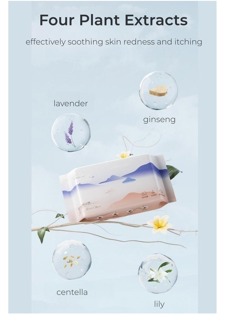 Be a better mom Ultra Soft Toilet Wipes Gentle and Skin Friendly, 20 Sheets Per Pack, Small Travel Pack Easy to Carry  - Image 5