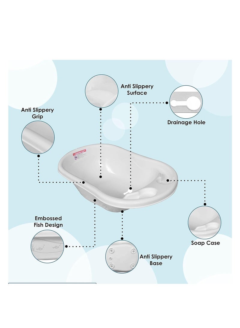ستار بيبيز صن بيبي - اشترِ 1 واحصل على 1 (حوض استحمام سبلاش مع 20 قطعة مفرش تغيير الحفاضات للاستعمال مرة واحدة مجانًا - أبيض - Image 3