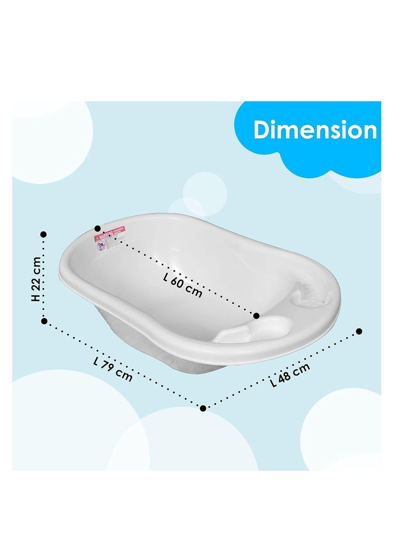 ستار بيبيز صن بيبي - اشترِ 1 واحصل على 1 (حوض استحمام سبلاش مع 20 قطعة مفرش تغيير الحفاضات للاستعمال مرة واحدة مجانًا - أبيض - Image 4