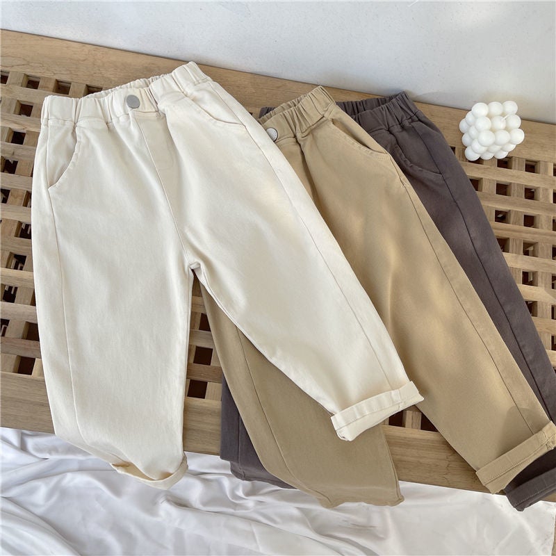 Boys' New Denim Trousers Children'S Pants Big Children'S Fashion Children'S Wear Western Style Stretch Loosen Trendy Pants - Image 3