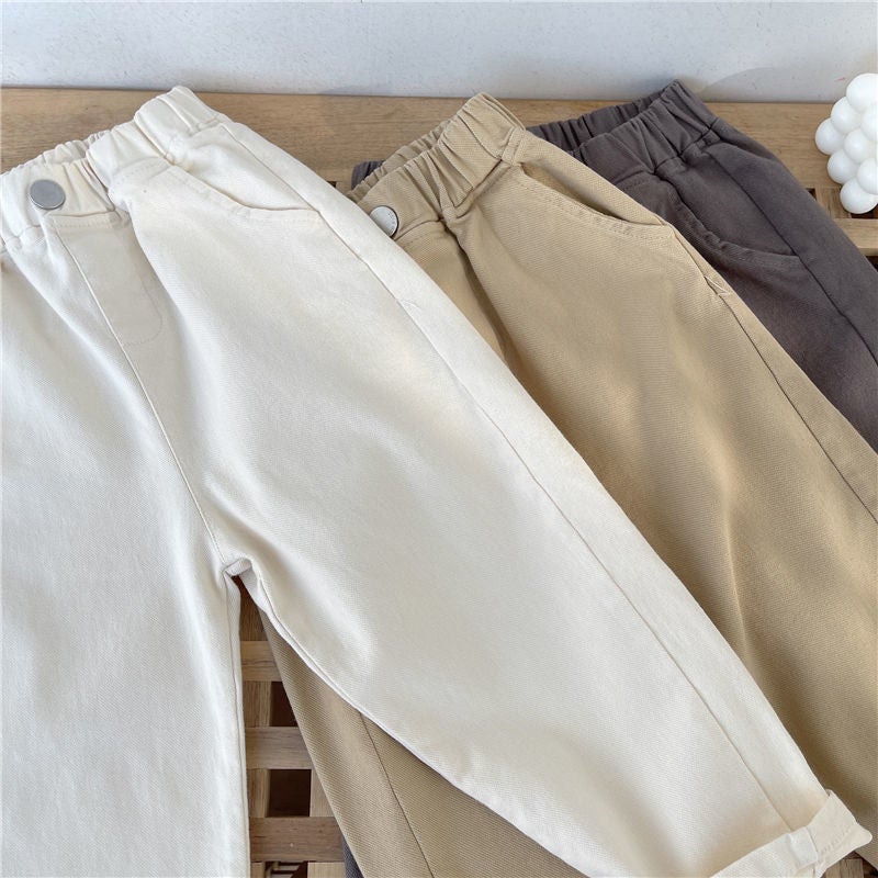 Boys' New Denim Trousers Children'S Pants Big Children'S Fashion Children'S Wear Western Style Stretch Loosen Trendy Pants - Image 4