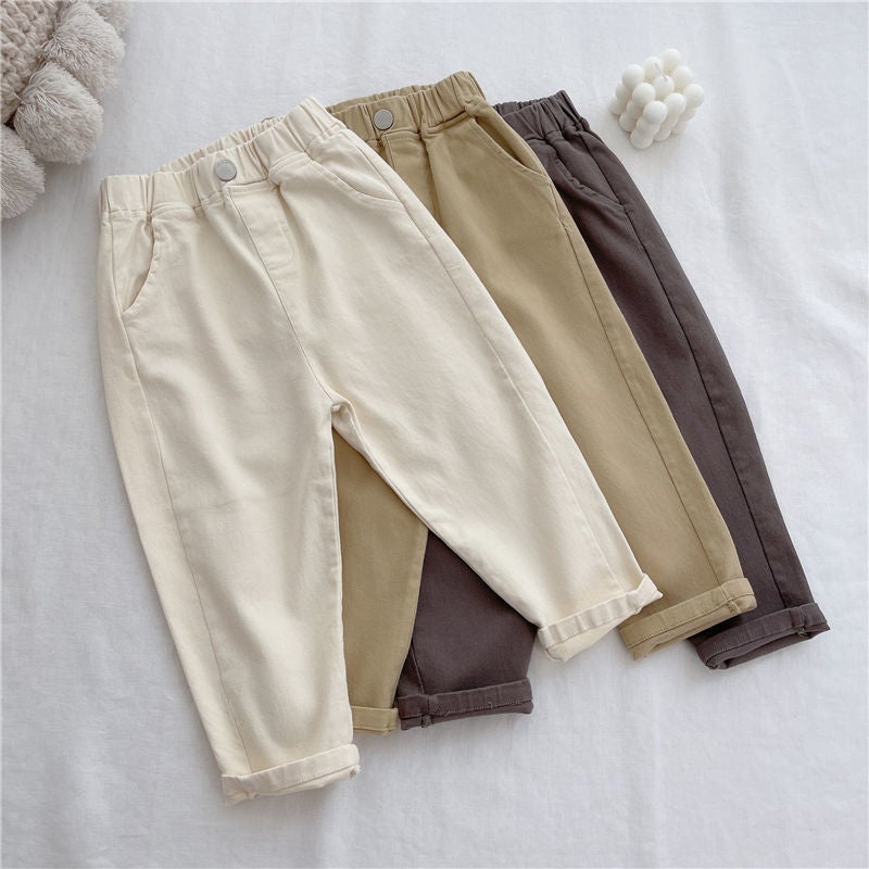 Boys' New Denim Trousers Children'S Pants Big Children'S Fashion Children'S Wear Western Style Stretch Loosen Trendy Pants - Image 2