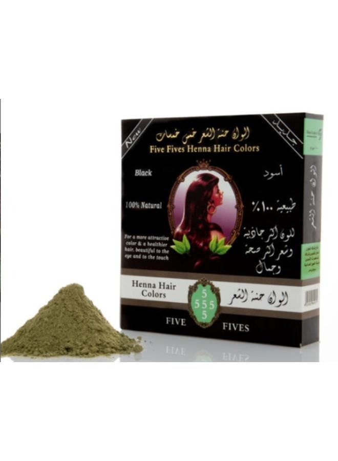 Five Fives Henna five fives black color. 100 gm - Image 1