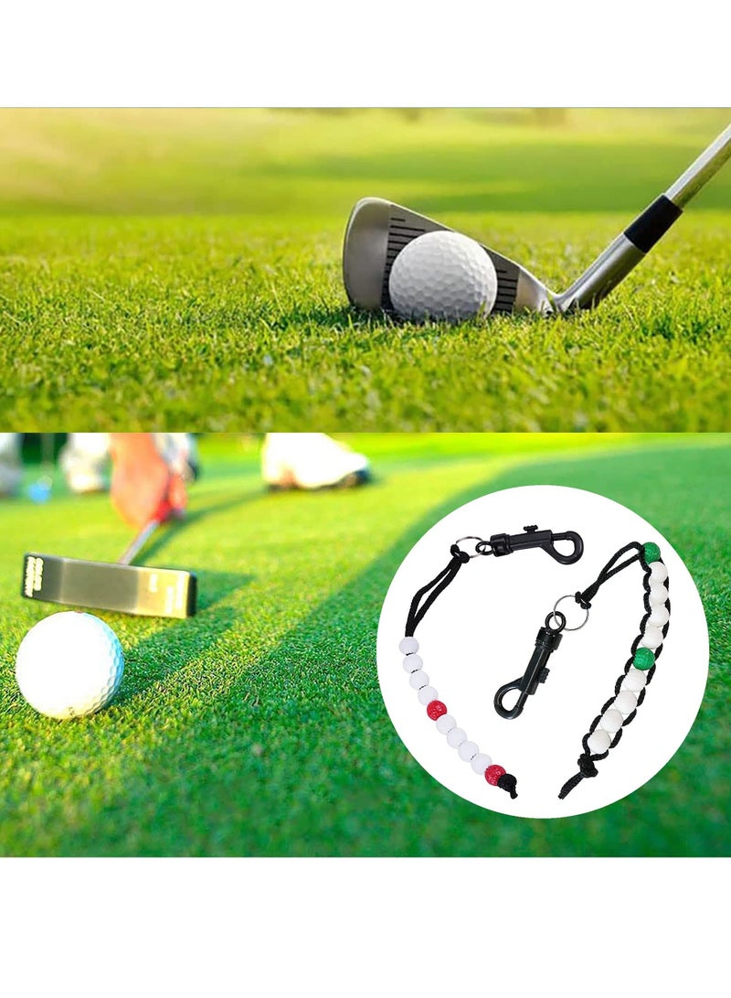 Generic Golf Bead Counter, 4 PCS Golf Stroke Counter, Golf Shot Counter Bracelets Plastic Golfer Stroke Counter with Clip for Men Women Kids - Image 4