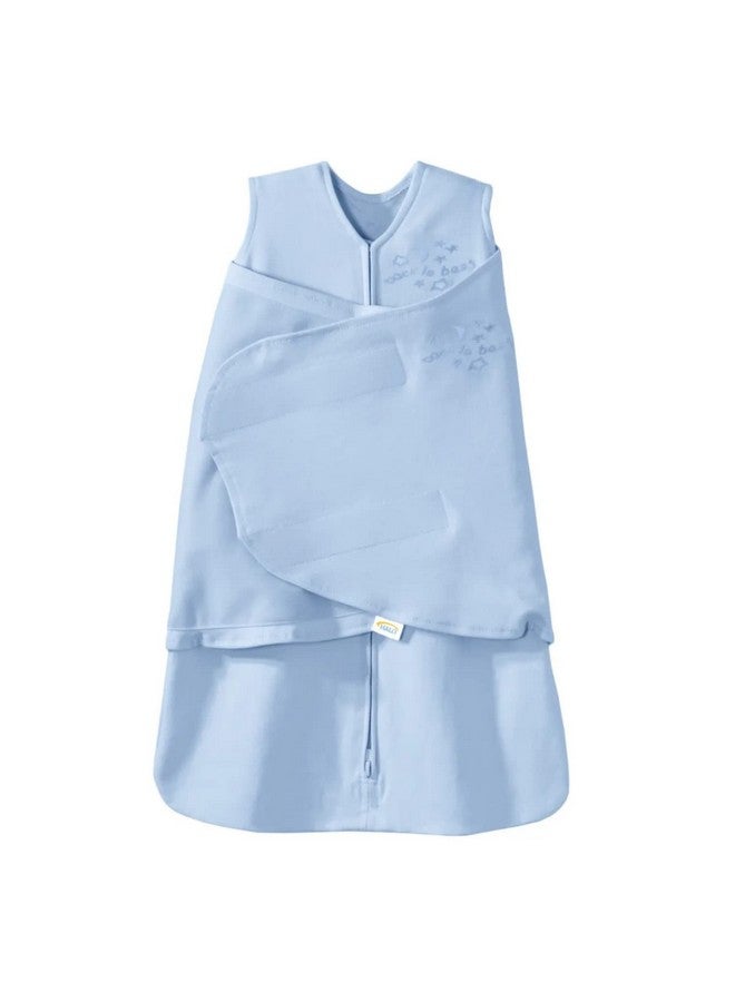 هالو كيس نوم قطن 100% قماط 3 طرق قابل للتعديل يمكن ارتداؤه بطانية توغ 1.5 أزرق فاتح لحديثي الولادة 0 3 أشهر - Image 1