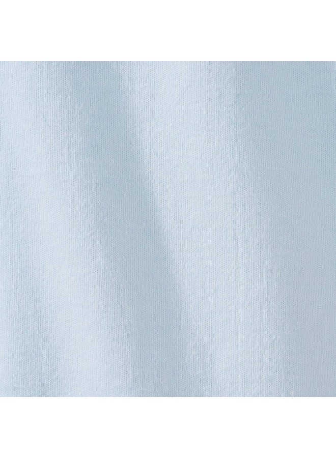 هالو كيس نوم قطن 100% قماط 3 طرق قابل للتعديل يمكن ارتداؤه بطانية توغ 1.5 أزرق فاتح لحديثي الولادة 0 3 أشهر - Image 4