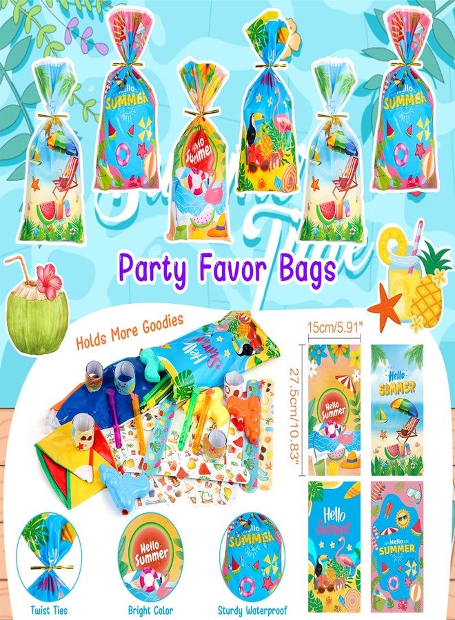 ANPHILE 12Pack Beach Pool Party Favors Bulk, Summer Party Favors with Beach Balls Slap Bracelets Stickers for Pool Party Supplies Birthday Goodie Bag Stuffers - Image 5