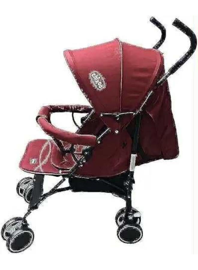 Lightweight Folding Baby Stroller - Red