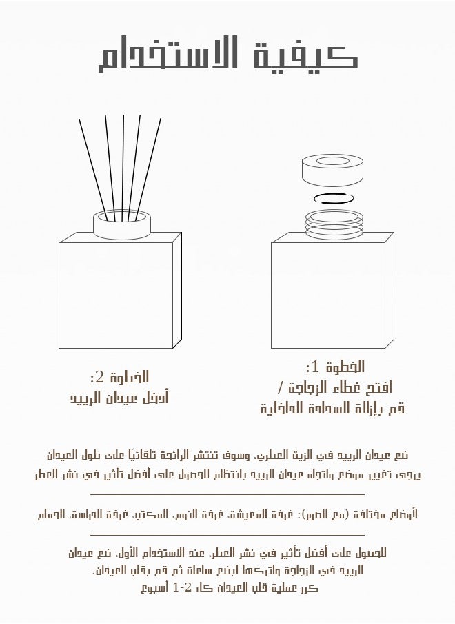 Litus - Home Perfume Reed Diffuser,Vienna Forest(Dreamy Forest Aroma) Fragrance,5 Rattan Reeds,50ml - Image 1