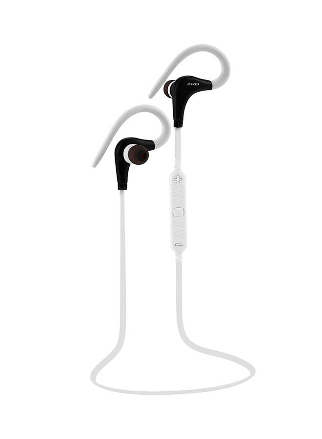 NIBEMINENT Wireless Bluetooth Sports Earphones White