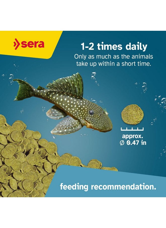 Sera - sera Catfish Chips Nature 3.4oz/0.21lbs | Premium Fish Food for Ancistrus & Plecos | High Fiber | No Dyes & Preservatives | Supports Digestion & Promotes Healthy Growth | Ideal for Bottom Feeders - Image 1