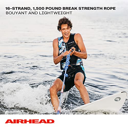 Airhead Spiral Braid Wakesurf Rope, 3 Sections, 16-Feet - Image 5