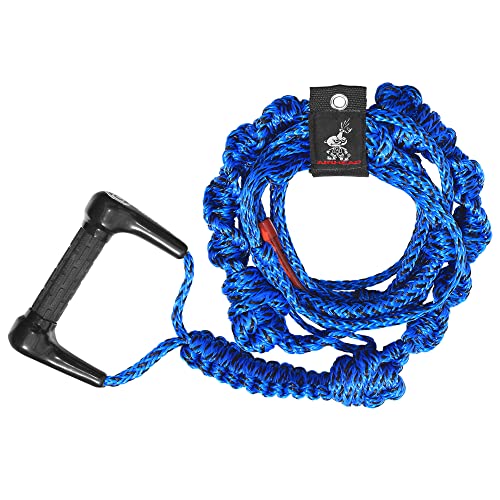 Airhead Spiral Braid Wakesurf Rope, 3 Sections, 16-Feet - Image 1