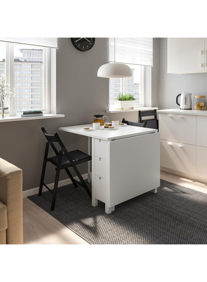 Zaboon Folding chair, black/Knisa dark grey - Image 2