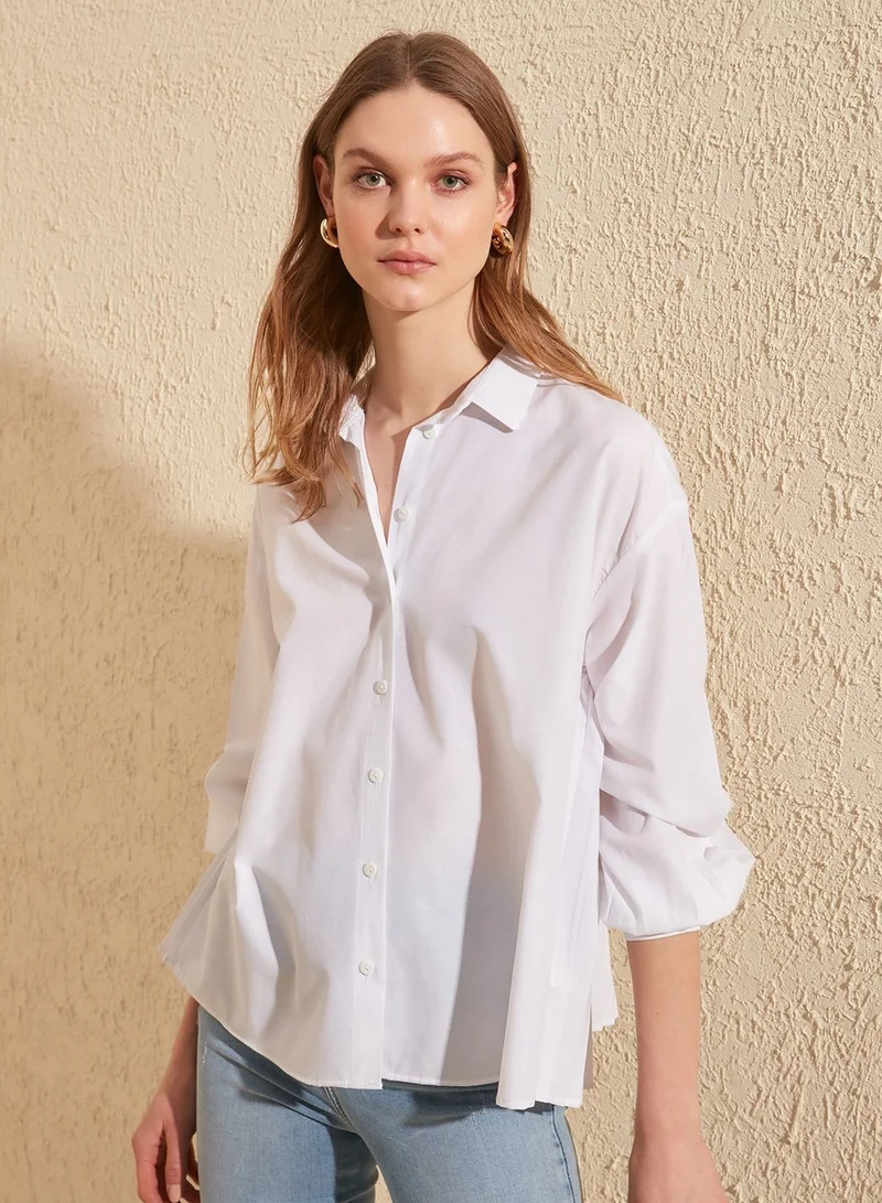 trendyol Pleated Shirt