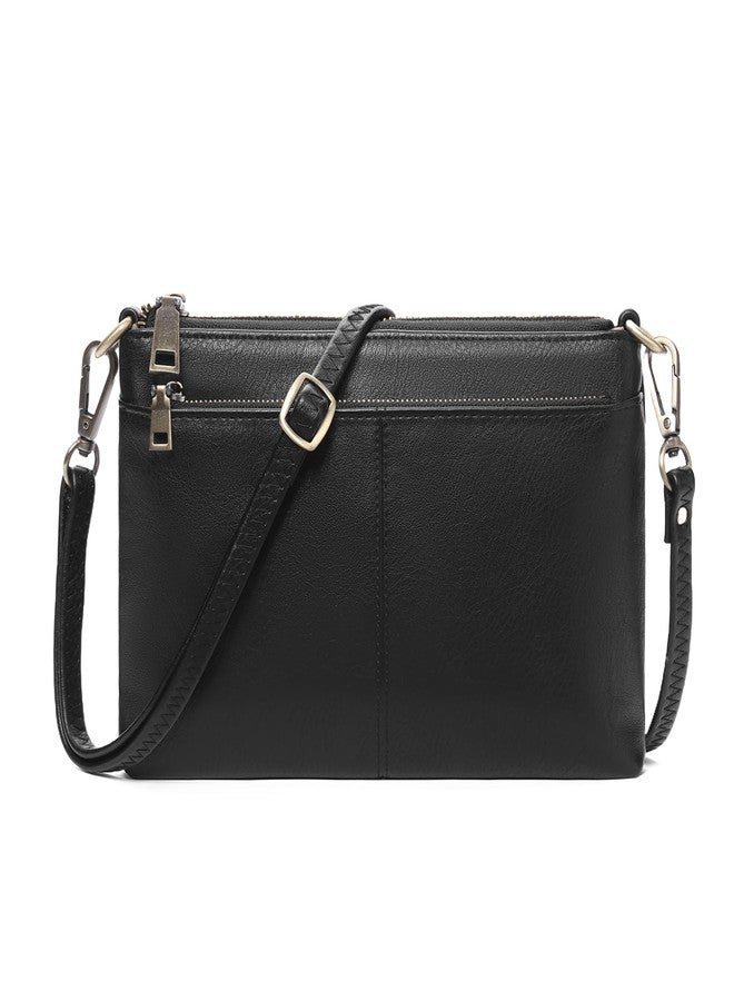 SENDEFN Leather Crossbody Bag for Women Small Clutch Purses Crossbody Shoulder Handbag Wallet Purses RIFD Card Slots - Image 1