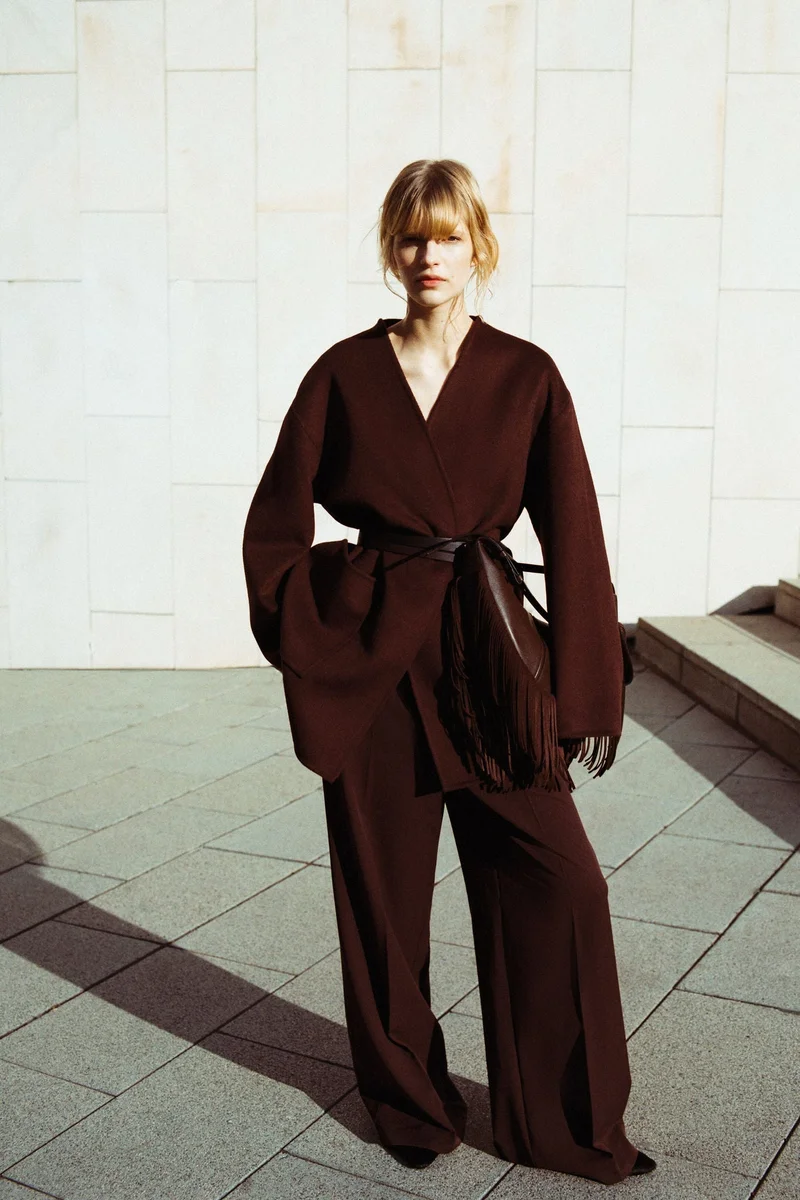 H&M Wide tailored trousers