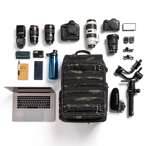 Tenba Axis v2 32L Camera Backpack for DSLR and Mirrorless Cameras and Lenses Plus a 17-inch Laptop – Multicam Black (637-759) - Image 3