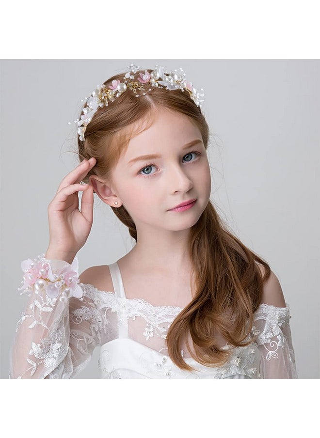 2 Pieces Wedding Flower Headpieces For Girls, Flower Girl Hair Accessories For Wedding Rhinestones Flower Headband Fairy Pearl Flower Crown For Girls Bridal Crystal Flower Tiara For Women - pzsku/ZC888B1EC08D0DAA78545Z/45/_/1735567097/5648ce6c-9dbe-4e26-9df0-016767d3de5b