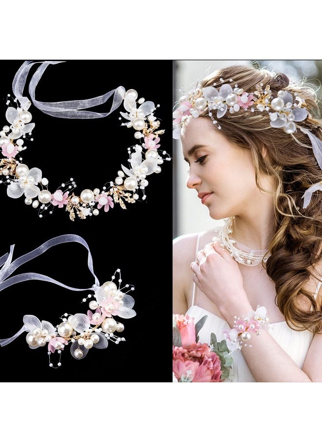 2 Pieces Wedding Flower Headpieces For Girls, Flower Girl Hair Accessories For Wedding Rhinestones Flower Headband Fairy Pearl Flower Crown For Girls Bridal Crystal Flower Tiara For Women - pzsku/ZC888B1EC08D0DAA78545Z/45/_/1735567139/e9ab87e7-f438-4fe0-9f1a-0e6f4015630a