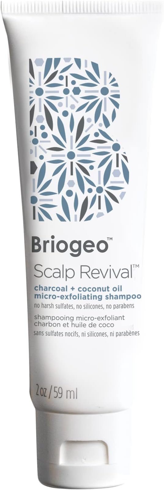 Briogeo Scalp Revival Exfoliator Charcoal Shampoo Treatment for Dry Itchy Scalp Clarifying Shampoo for Build Up 59ml - Image 1