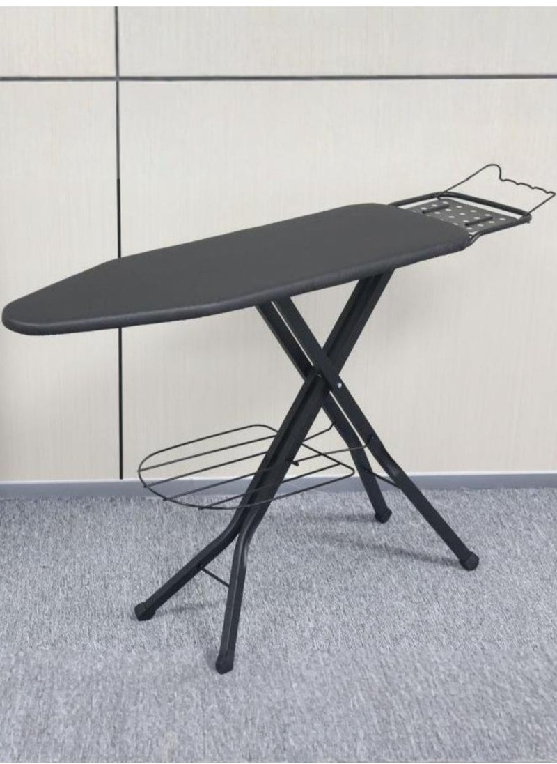 Alissa Ironing Board Compact Iron Board with Iron Rest and Hanger & Extra Thick Cover Folding Heavy Duty Ironing Board  - Image 1